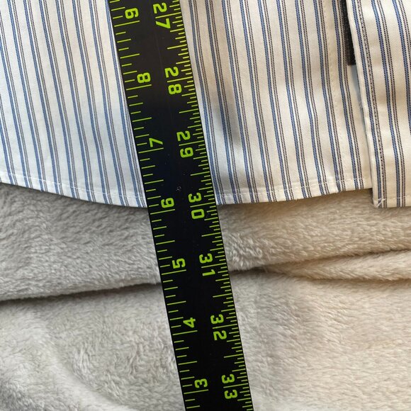 Eddie Bauer Men's Button-Down Shirt Medium Wrinkle-Free Classic Fit Striped - Picture 5 of 8